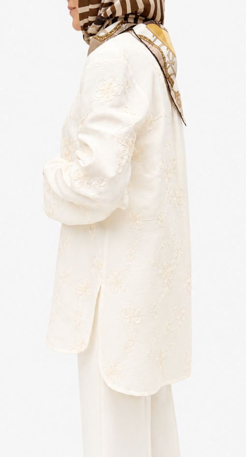 Embroidered Button Down