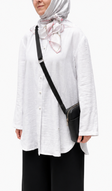 Rayon Blend Button Down