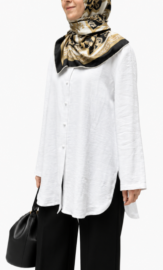 Rayon Blend Button Down