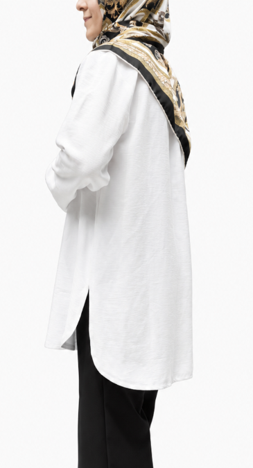 Rayon Blend Button Down