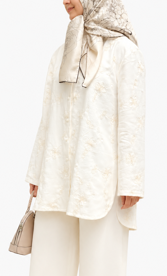 Embroidered Button Down
