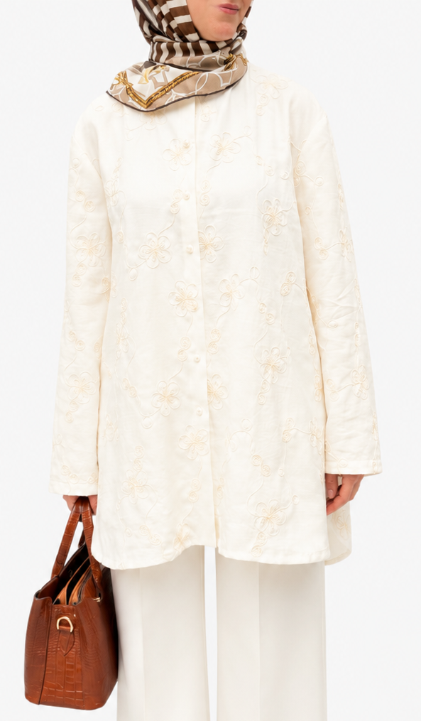 Embroidered Button Down